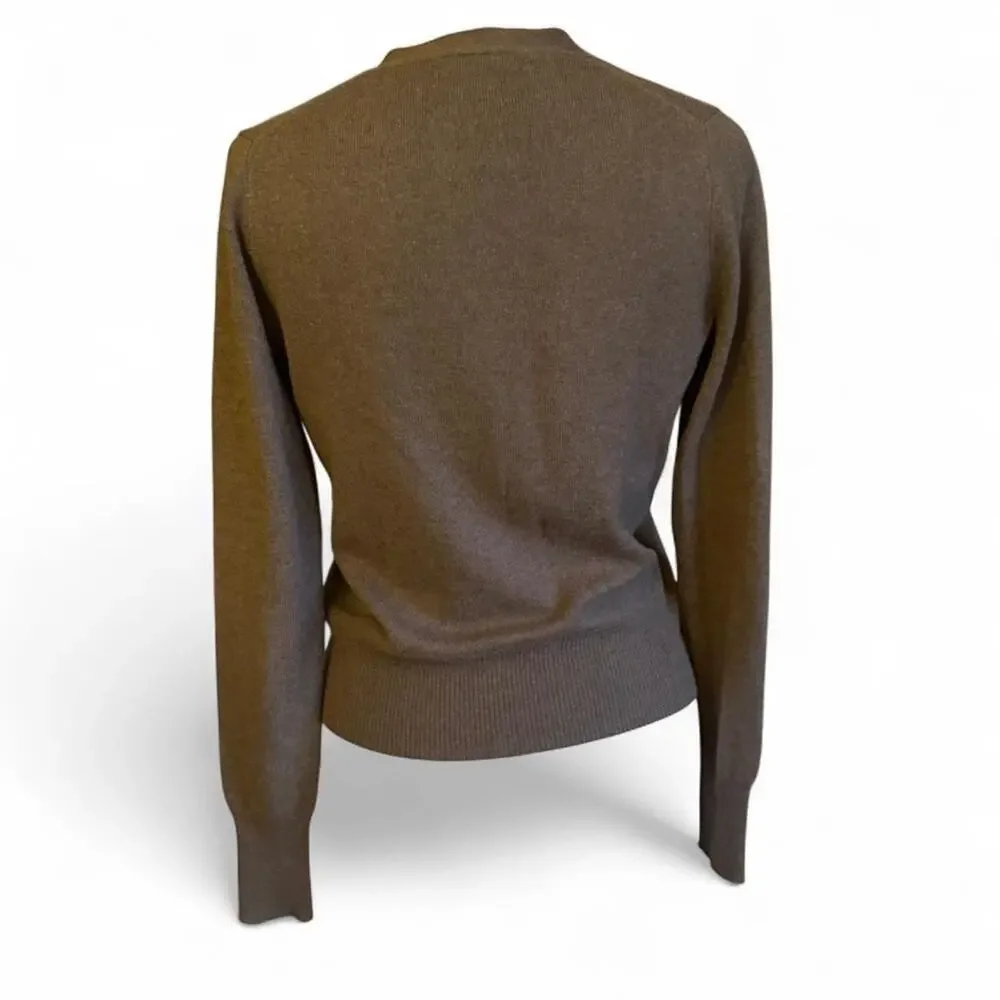 J.Crew Grey 100% Cashmere Cardigan (sz S)